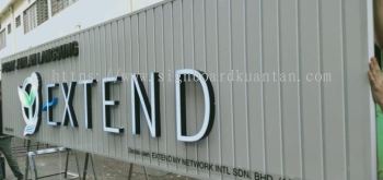 EXTEND ALUMINIUM PANEL 3D BOX UP FRONTLIT- BACKLIT LETTERING SIGNAGE AT IPOH PERAK MALAYSIA