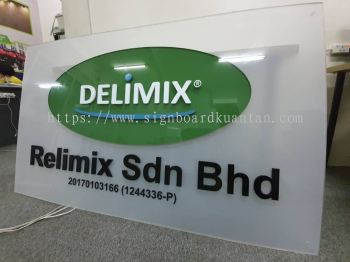 RELIIMX SDN BHD 3D ACRYLIC LETTERING-LASER CUT OUT LETTERING AT LIPIS PAHANG MALAYSIA