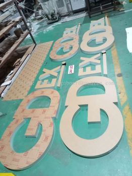 GDEX 3D BOX UP LETTERING AT SEBERANG PERAI SELATAN (SOUTH SEBERANG PERAI)SUNGAI JAWI PENANG MALAYSIA