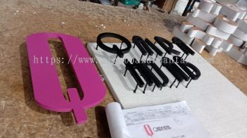 QAIRA HIJAB 3D BOX UP LETTERING AT TELUK INTAN HILIR PERAK MALAYSIA