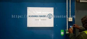 KUEHNE+NAGEL ACRYLIC POSTER FRAME AT BAGAN SERAI KERIAN PERAK MALAYSIA