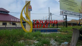 TANJUNG SEPAT ALUMINIUM BIG 3D BOX UP LETTERING SIGNAGE AT PENOR KUANTAN PAHANG MALAYSIA