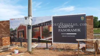 KAMPUS CONSTRUCTION PROJECT SIGNBOARD AT BIDOR BATANG PADANG PERAK MALAYSIA