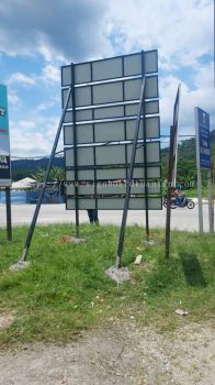 CONSTRUCTION PROJECT SIGNBOARD AT TELUK TEMPOYAK BARAT DAYA (SOUTHWEST PENANG ISLAND)PENANG MALAYSIA