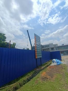 CONSTRUCTION PROJECT SIGNBOARD AT LUBUK PAKU MARAN PAHANG MALAYSIA