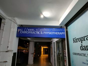 CHIROPRACTIC & PHYSIOTHERAPY DOUBLE SIDE LIGHTBOX AT BRINCHANG CAMERON HIGHLANDS PAHANG MALAYSIA