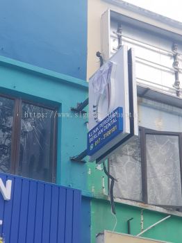 KLINIK PERGIGIAN BERLIAN DENTAL DOUBLE SIDE SIGNAGE WITH 3D BOX UP LETTERING AT IPOH PERAK MALAYSIA