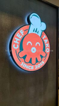 CHEF TAKO EG CONCEAL SIGNAGE AT KUALA ROMPIN PAHANG MALAYSIA