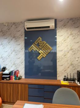 MSFT INDOOR 3D BOX UP STAINLESS STEEL LETTERING WITHOUT LED AT CANNING IPOH TIMUR PERAK MALAYSIA