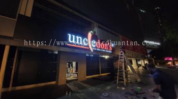 UNCLEDON'S INDOOR 3D LED FRONTLIT SIGNAGE AT BANDAR INDERA MAHKOTA KUANTAN PAHANG MALAYSIA