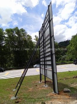 JKR CONSTRUCTION PROJECT SIGNBOARD AT PEKAN TOWN, KUALA PAHANG, CHINI, BEBAR, BELIMBING, CHEROK PALOH, NENASI, PALOH HINAI PEKAN PAHANG MALAYSIA 