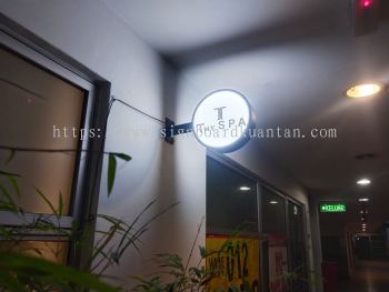 THY SPA OUTDOOR INDOOR ROUND SHAPE DOUBLE SIDE LIGHTBOX AT TEMERLOH TEMERLOH TOWN, MENTAKAB, LANCHANG, JENDERAK, KERDAU, SEMANTAN, KUALA KRAU, KAMPUNG AWAH PAHANG TEMERLOH MALAYSIA