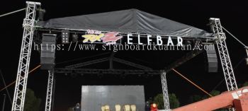 RXZ ELFBAR EVENT OUTDOOR 3D RGB LED BOX UP FRONTLIT LETTERING WITH HOLLOW STRUCTURE AT MARANG TOWN, RUSILA, BUKIT PAYONG, PULAU KAPAS, GONG BALAI, MERCANG, BUKIT PAYONG, PULAU KAPAS, WAKAF TAPAI, PULAU GEMIA MARANG TERENGGANU MALAYSIA