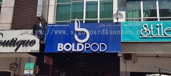 BOLDPOD OUTDOOR ALUMINIUM PANEL 3D LED BOX UP BACKLIT LETTERING SIGNAGE SIGNBOARD AT KUALA DUNGUN, JERANGAU, PAKA, PASIR RAJA, RASAU, KETENGAH JAYA, BANDAR AL-MUKTAFI BILLAL SHAH, BUKIT BESI, RANTAU ABANG, PULAU TENGGOL DUNGUN TERENGGANU MALAYSIA