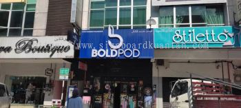 BOLDPOD OUTDOOR ALUMINIUM PANEL 3D LED BOX UP BACKLIT LETTERING SIGNAGE SIGNBOARD AT KUANTAN, BANDAR INDERA MAHKOTA. PANCHING, SUNGAI LEMBING, GAMBANG, BESERAH, GEBENG, PENOR, SUNGAI KARANG, BATU HITAM, CHENDOR, TANJUNG LUMPUR, TELUK CEMPEDAK, CHERATING TERENGGANU MALAYSIA