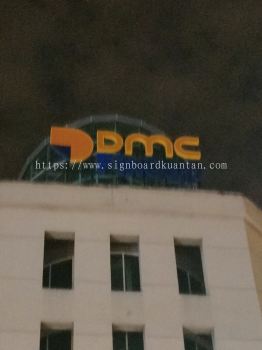 DMC FINCAP OUTDOOR ALUMINIUM BIG CONCEAL 3D LED BOX UP FRONTLIT LETTERING SIGNAGE SIGNBOARD AT