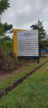 JKR CONSTRUCTION PROJECT SIGNNOARD SIGNAGE AT