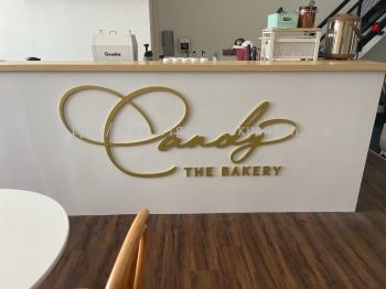 CANDY THE BAKERY 3D LED SIGNAGE AT KUANTAN