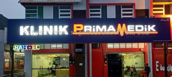 3D ALUMINIUM PANEL WITH 3D LED FRONTLIT AT TEMERLOH