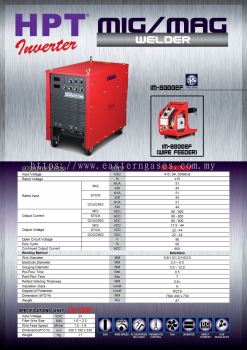 HPT MIG/MAG WELDING MACHINE IM-8000EF