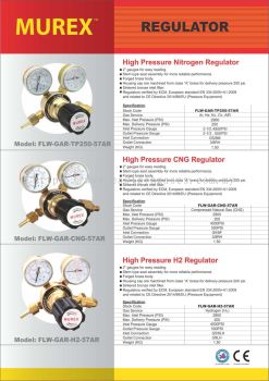 MUREX NITROGEN/CNG/H2 REGULATOR