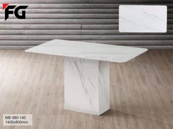 1.4M RECTANGLE 4-6 SEATER MARBLE TABLE