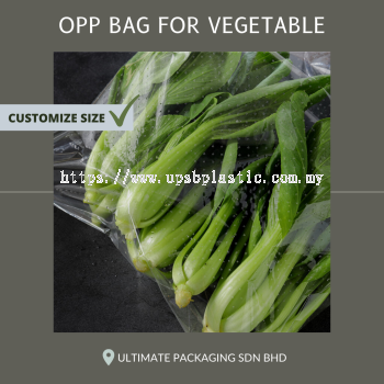OPP Sideseal Bag with Tape for Veggies