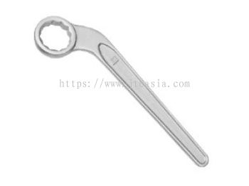 EXCELMANS 18114 Stainless Steel Wrench, Single Box Bent 