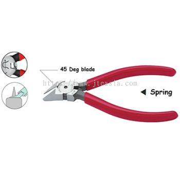 FC33 Fujiya 6"/150mm Electronics 45掳 Diagonal Cutters for Plastic