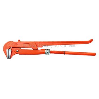 EXM120-52010M Excelmans 14��/350mm 90�� Bent Nose Swedish Pipe Wrench
