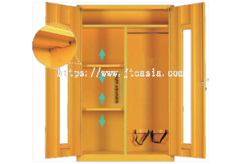 Emergency Equipment & PPE Storage Cabinets - Double Door
