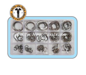 150pc Stainless Steel Internal Circlip Set