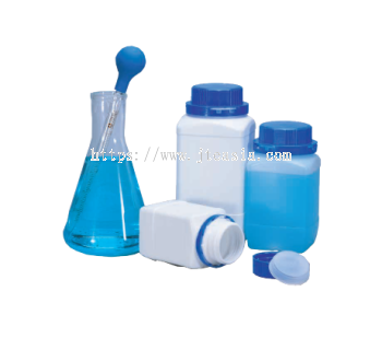 Food Grade Square Plastic Reagent Bottles - Big Mouth