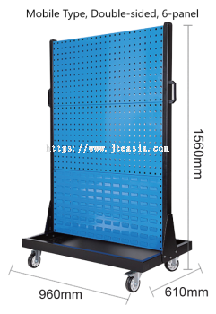 Tool Racks Mobile Type Double-sided 6-panel