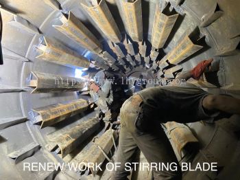 RENEW WORK OF STIRRING BLADE