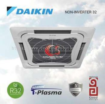 (FCC50A / RC50A) DAIKIN CASSETTE NON INVERTER BASIC R32 2.0HP - 5.0HP Air Conditioner/ Aircond