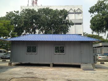 30x10 Steel Office Cabin With Roofing 