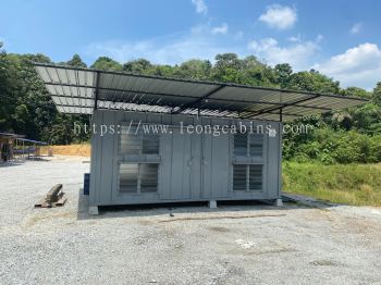 20x10 Steel Workers Cabin With Roofing 