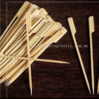 (187) BBQ Bamboo Stick / Lidi Cucuk Oden / Fruit Bamboo Toothpick / Oden Stick Skewer Bamboo Stick / Lidi Satay (200pcs)