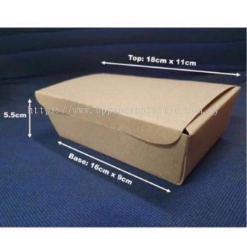 Paper lunch box 50pcs/pkt - RM12.50