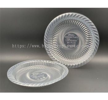 (691) 9" Big Plate [ 50pcs�� ] BENXON PL09 - Disposable PP Plastic Plate - PL 9 Party Plate