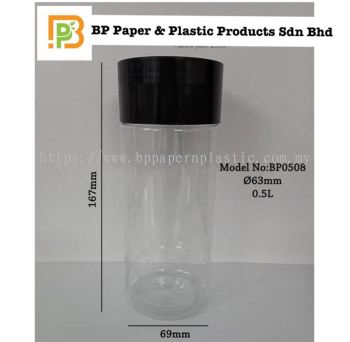 (1164) BP0508 Balang plastic bottle - 500ml