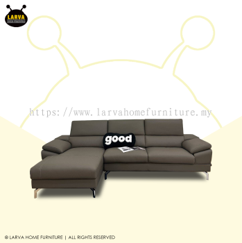 Liam Half Leather L-shape Sofa