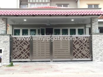 STAINLESS STEEL FOLDING GATE & ALUMINUM PLATE