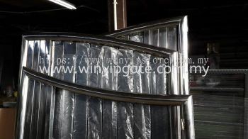 STAINLESS STEEL FOLDING GATE & FULLY ALUMINUM PLATE