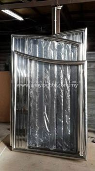 STAINLESS STEEL FOLDING GATE & FULLY ALUMINUM PLATE