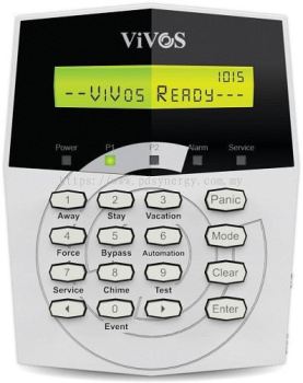 ViVOS VG1 10-Zone Security System Alarm Panel