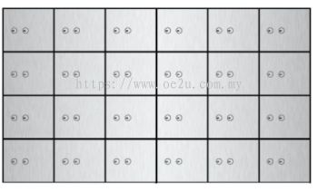 FALCON Safe Deposit Locker - 24 Lockers (FSDL 240505)_160kg