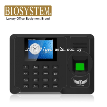 BIOSYSTEM A6 Fingerprint Time Recorder (No Software Needed)