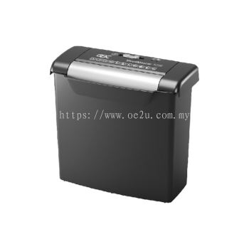 GBC S206 Personal / Home Office Paper Shredder (Shred Capacity: 7 Sheets, Strip Cut: 6mm, Bin Capacity: 9 Liters)